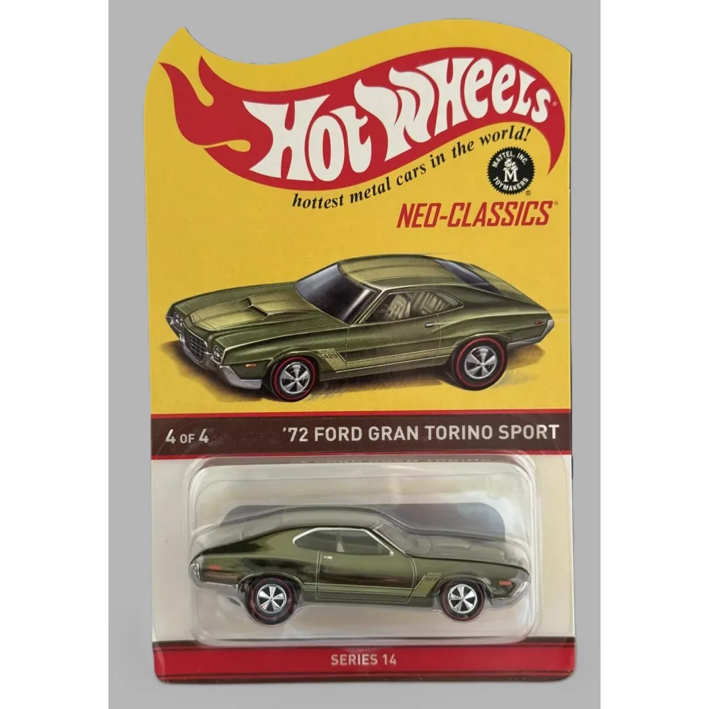 '72 Ford Gran Torino Sport — DTH36 — Spectraflame Olive Green — imagem 2