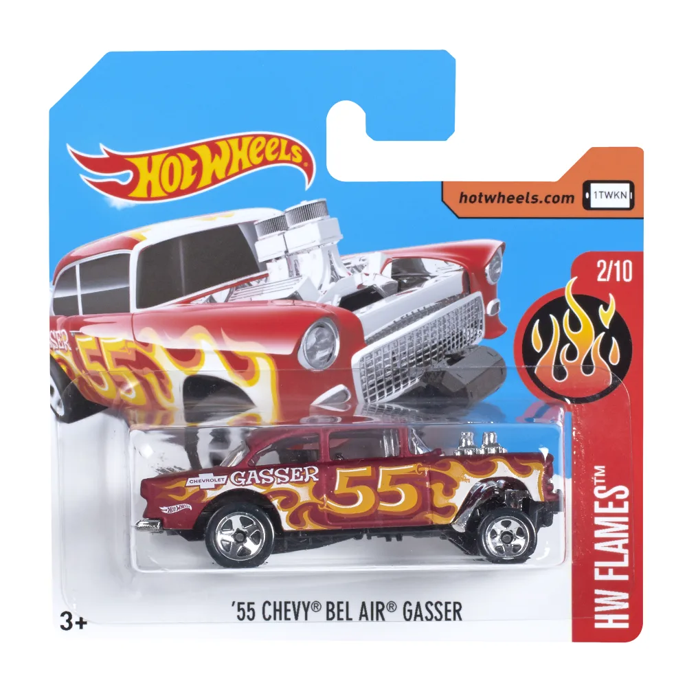'55 Chevy Bel Air Gasser — DTX80 — Satin Dark Red — imagem 2