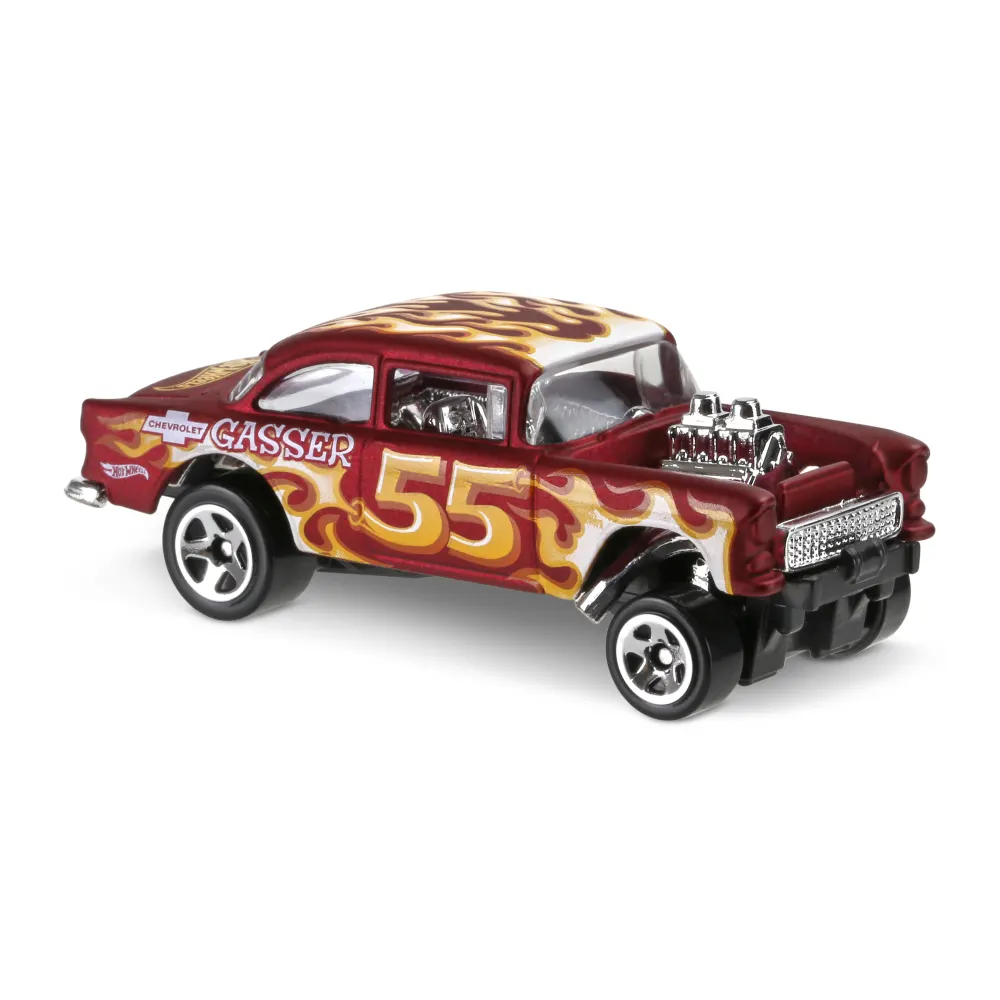 '55 Chevy Bel Air Gasser — DTX80 — Satin Dark Red — imagem 4