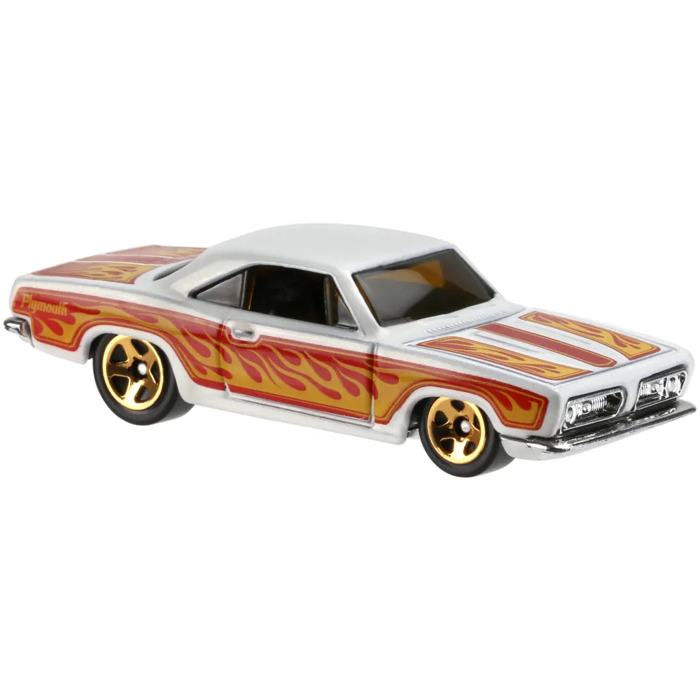 '68 Plymouth Barracuda Formula S — DTX87 — Pearl White — imagem 4