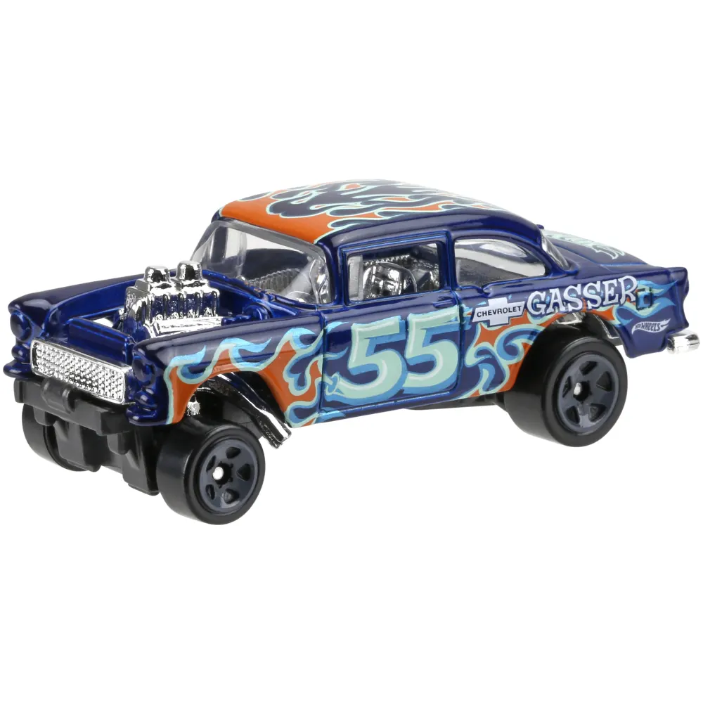 '55 Chevy Bel Air Gasser — DVB74 — Metalflake Dark Blue