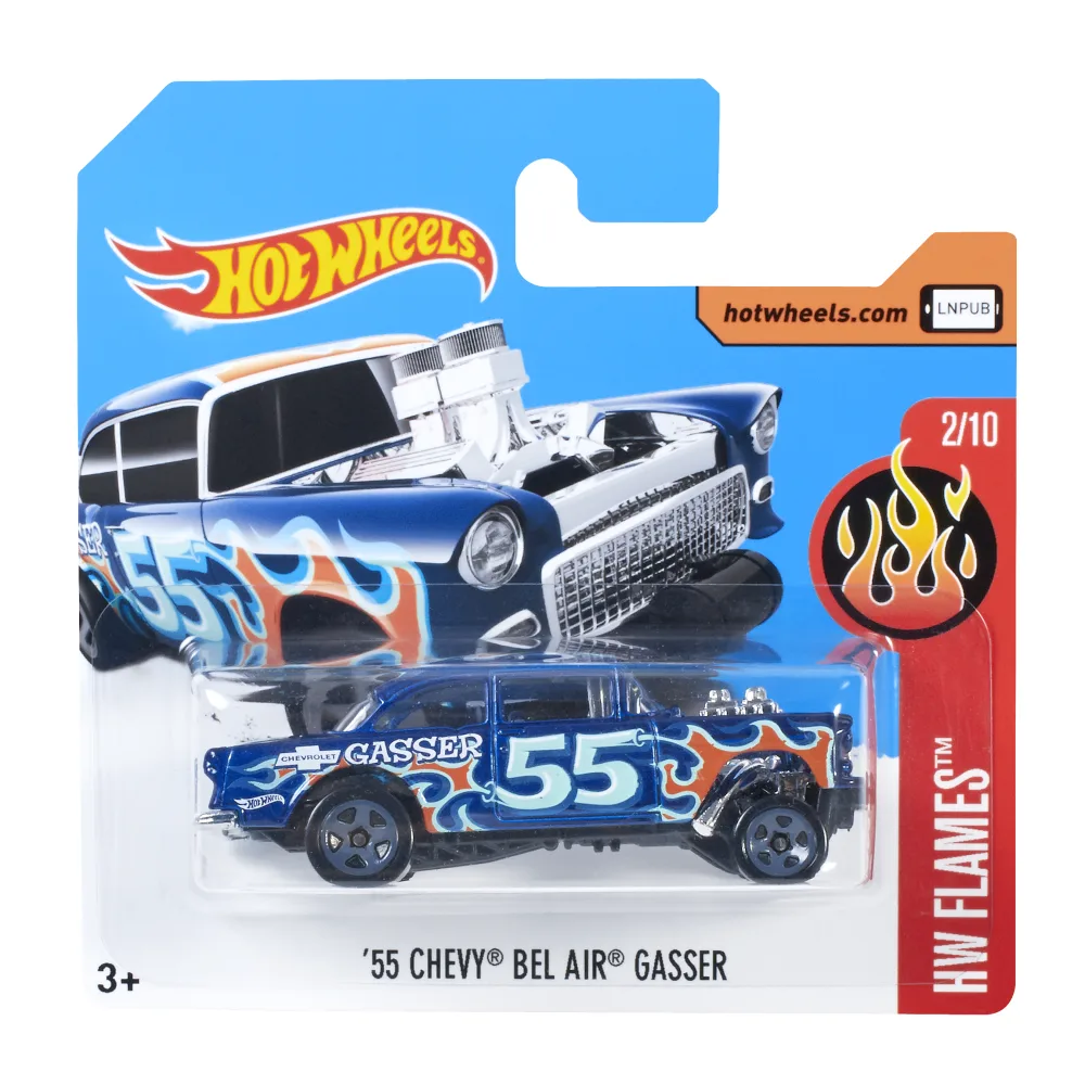 '55 Chevy Bel Air Gasser — DVB74 — Metalflake Dark Blue — imagem 2
