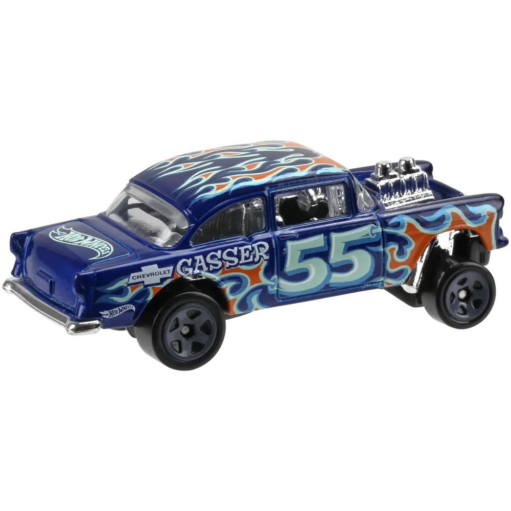 '55 Chevy Bel Air Gasser — DVB74 — Metalflake Dark Blue — imagem 3