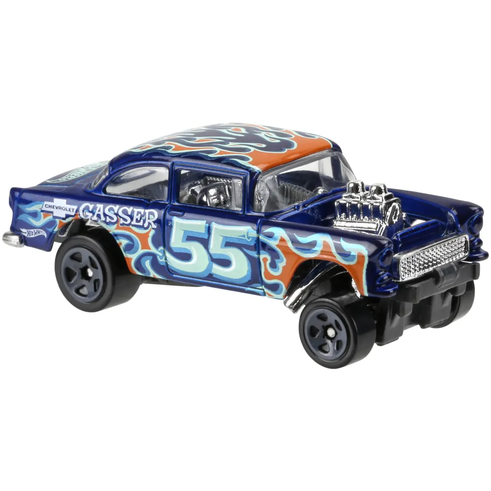'55 Chevy Bel Air Gasser — DVB74 — Metalflake Dark Blue — imagem 4