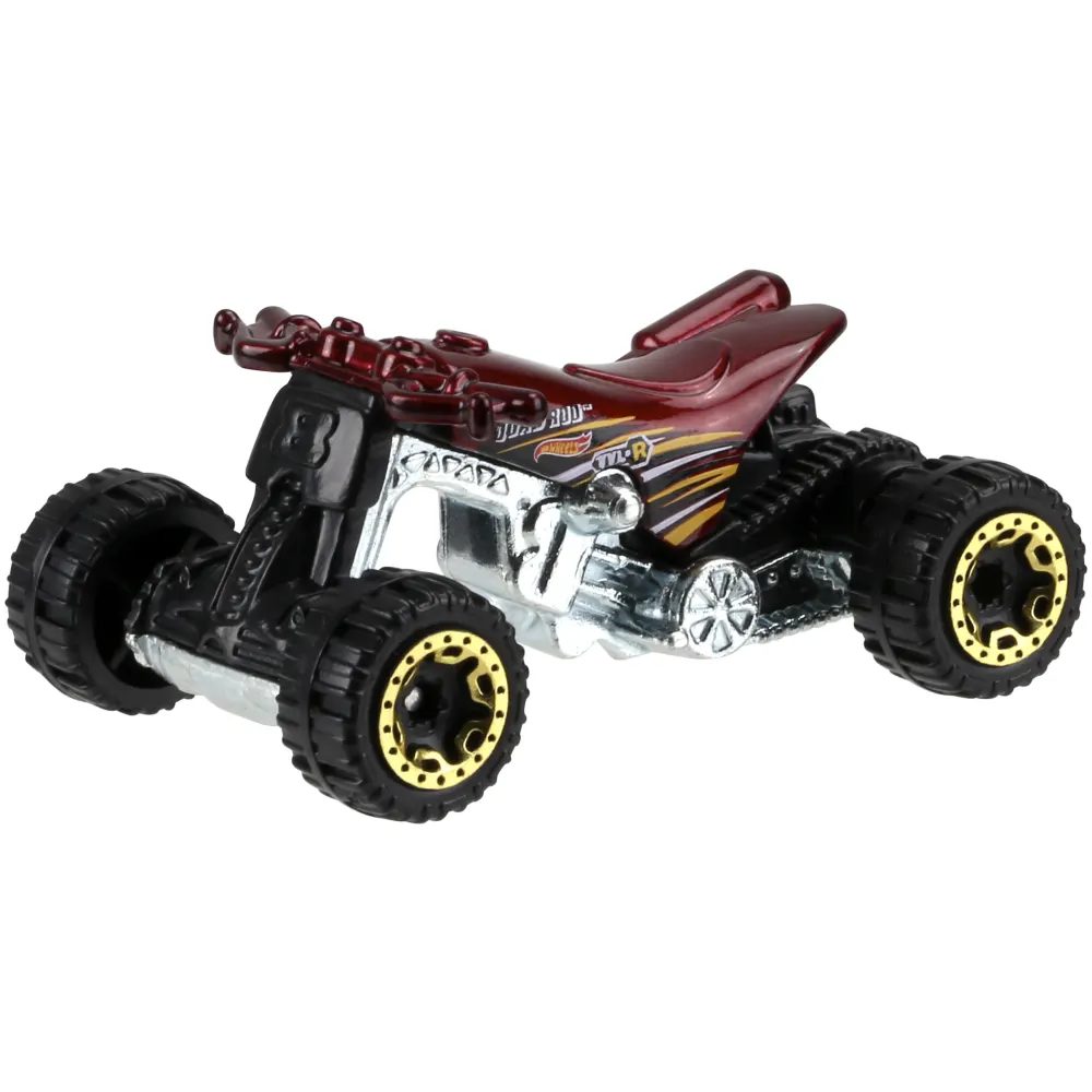 Quad Rod — DVC00 — Metalflake Red
