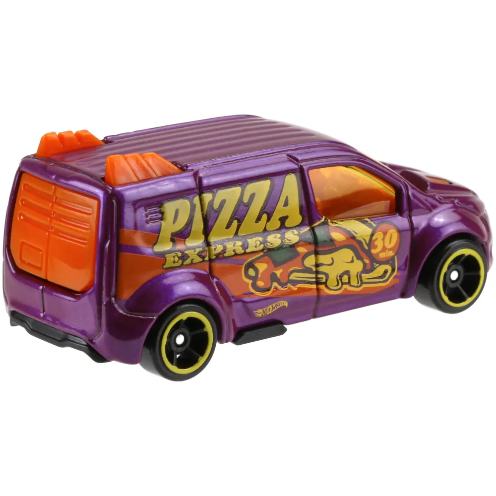 Hot Wheels Ford Transit Connect — DVC42 — Pearl Dark Pink — imagem 3