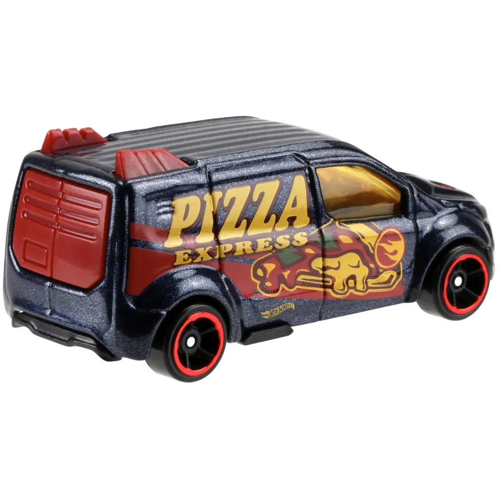 Hot Wheels Ford Transit Connect — DVD12 — Metallic Dark Blue — imagem 3