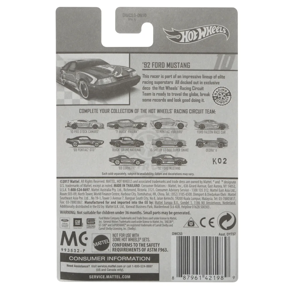 '92 Ford Mustang — DWC53 — Metalflake Red — imagem 5