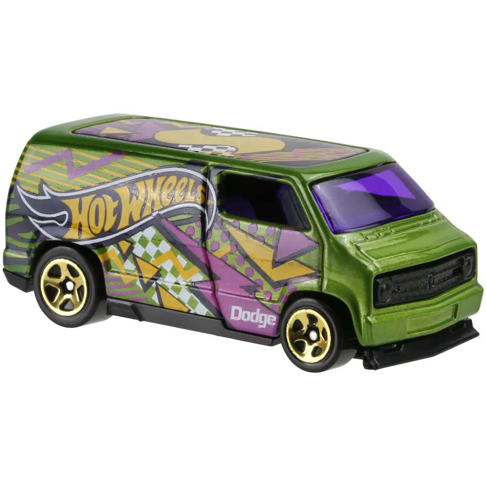 Custom '77 Dodge Van — FBJ22 — Metalflake Light Green — imagem 3