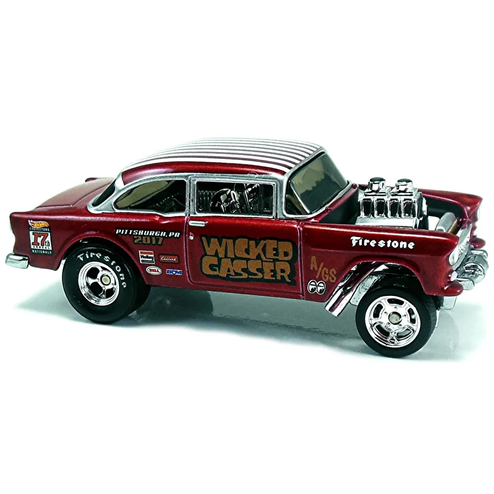 '55 Chevy Bel Air Gasser — FCM51 — Maroon