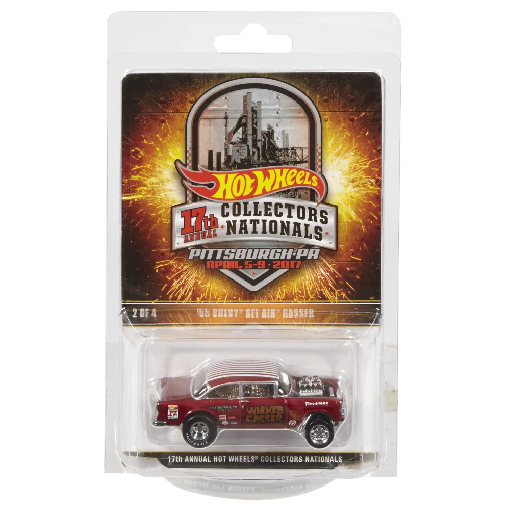 '55 Chevy Bel Air Gasser — FCM51 — Maroon — imagem 2