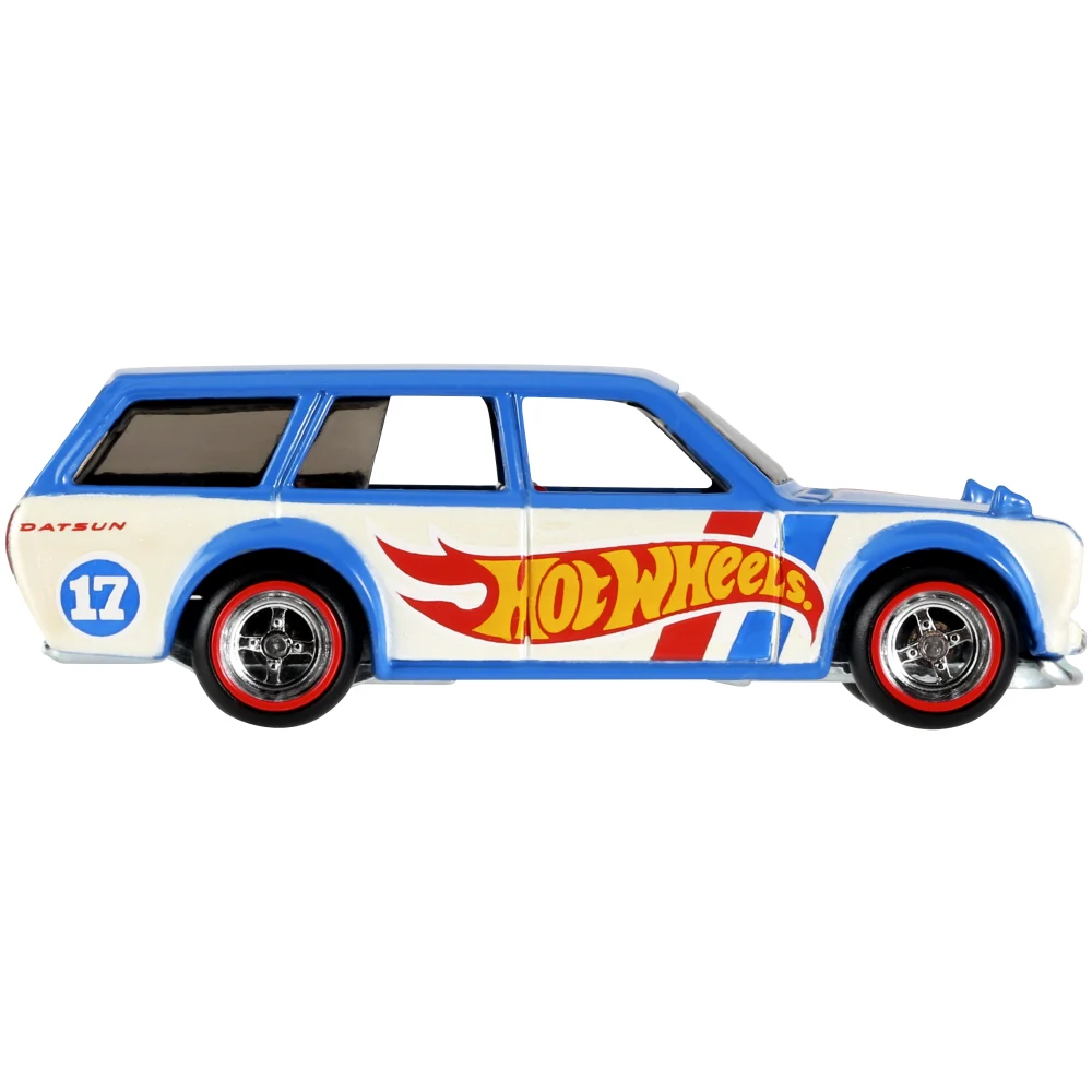 '71 Datsun Bluebird 510 Wagon — FCM62 — Light Blue & White — imagem 3