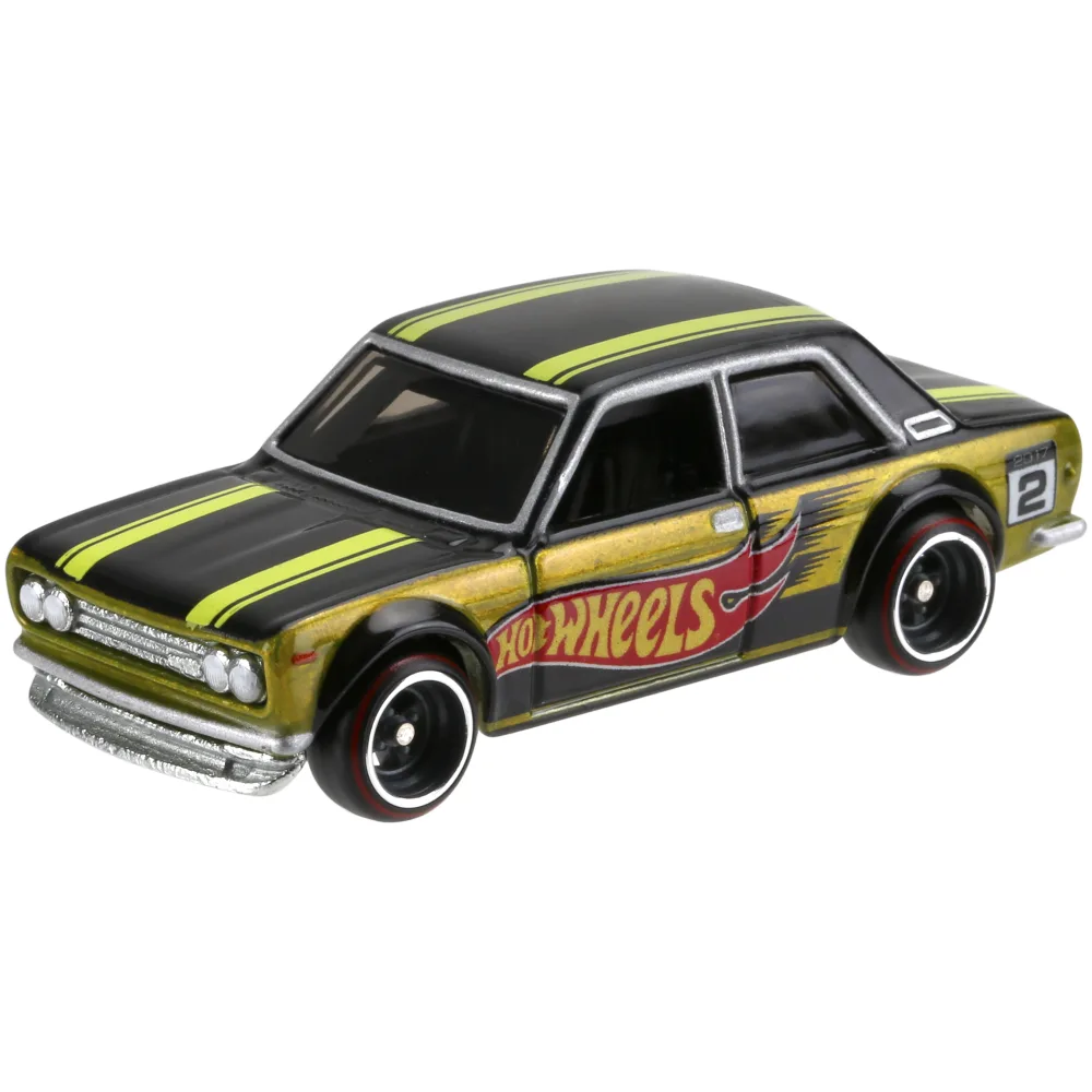 Datsun Bluebird 510 — FFY67 — Metalflake Light Green & Black