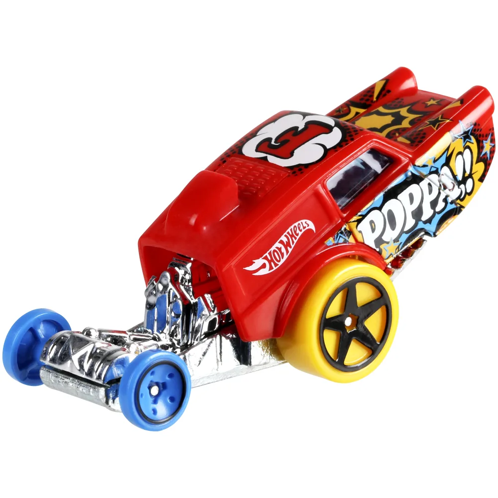 HW Poppa Wheelie — FJW75 — Red