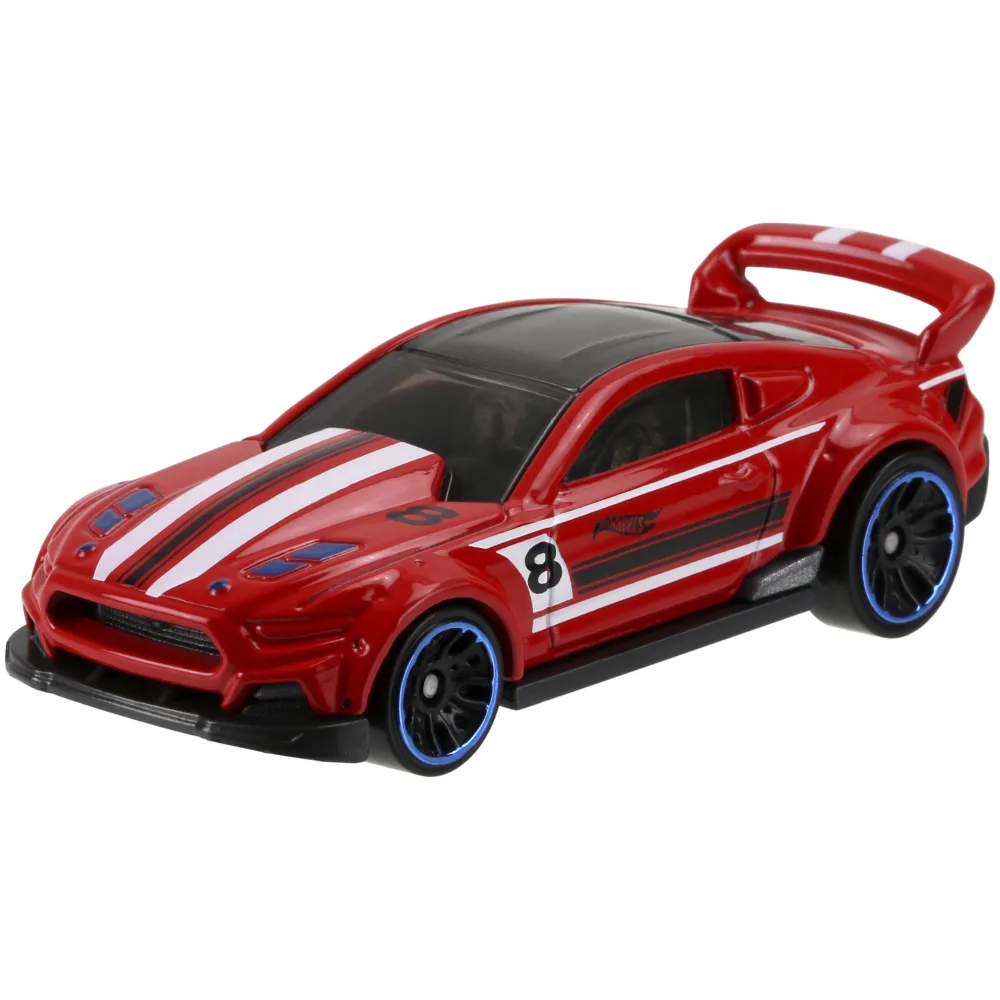 Custom '15 Ford Mustang — FJX95 — Red