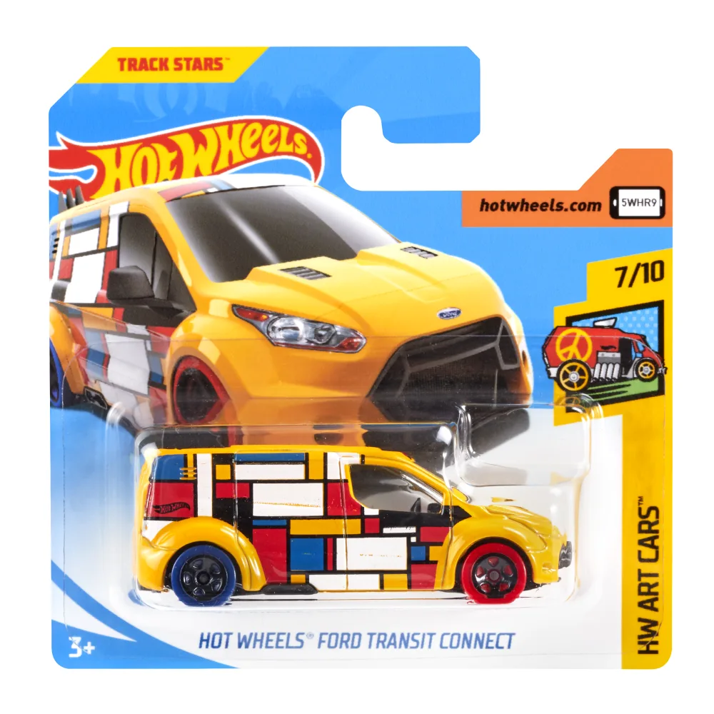 Hot Wheels Ford Transit Connect — FJY65 — Yellow — imagem 2