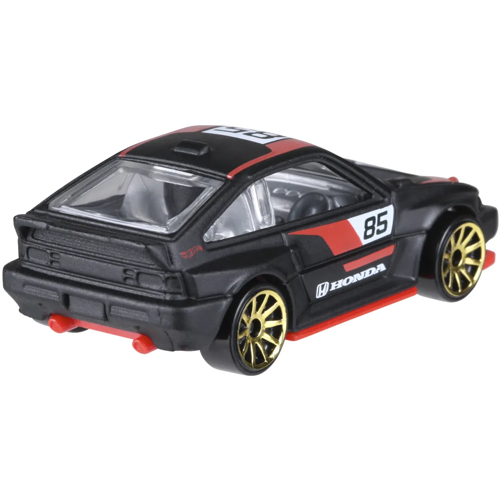 1985 Honda CR-X — FKD23 — Matte Black — imagem 3