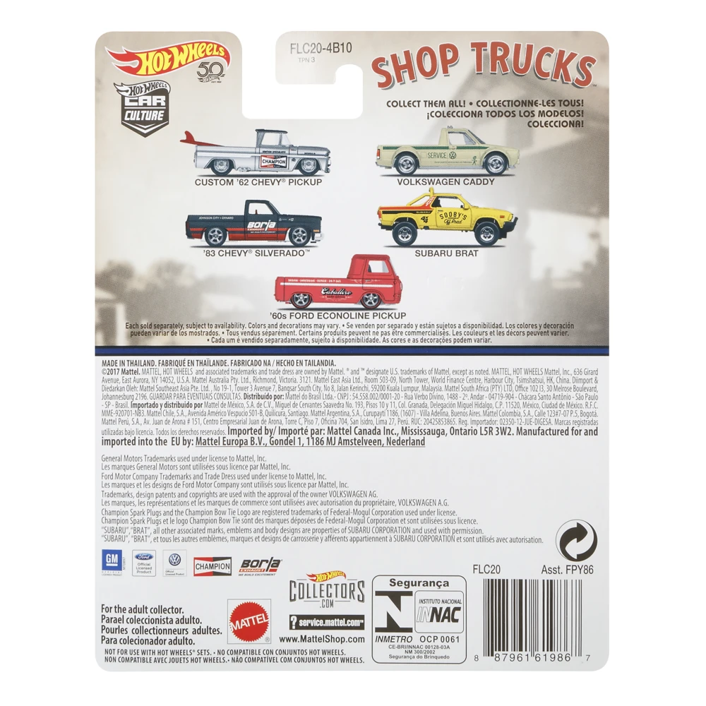 CUSTOM '62 CHEVY PICKUP — FLC20 — Unpainted — imagem 5