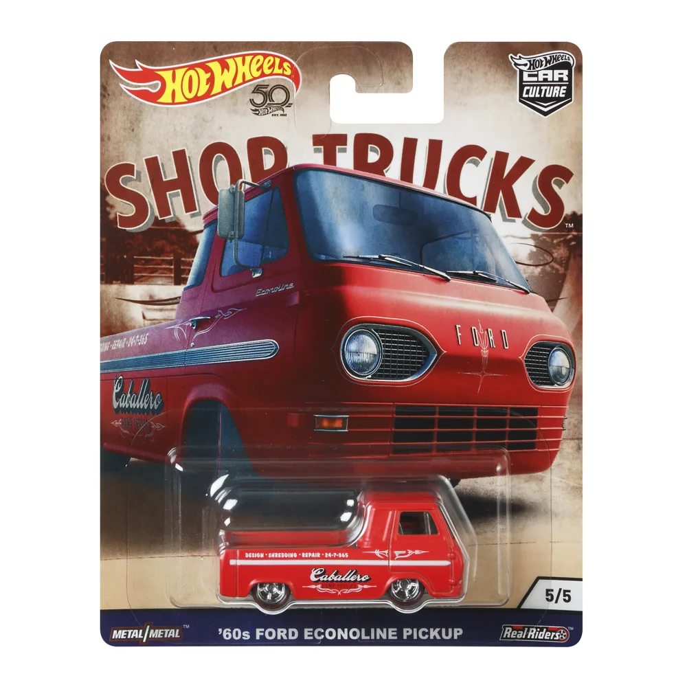 '60s Ford Econoline Pickup — FLC24 — Matte Red — imagem 2