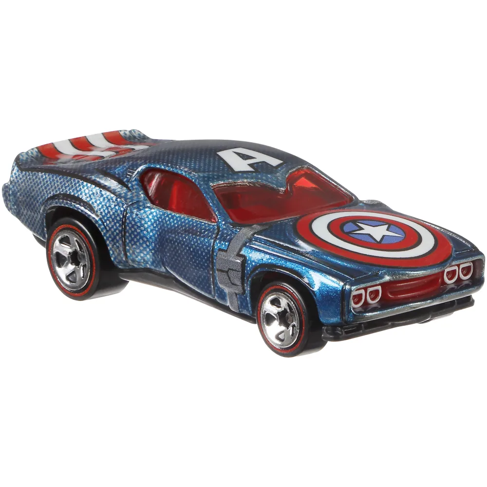 Captain America — FLG64 — Candy Blue over bare metal