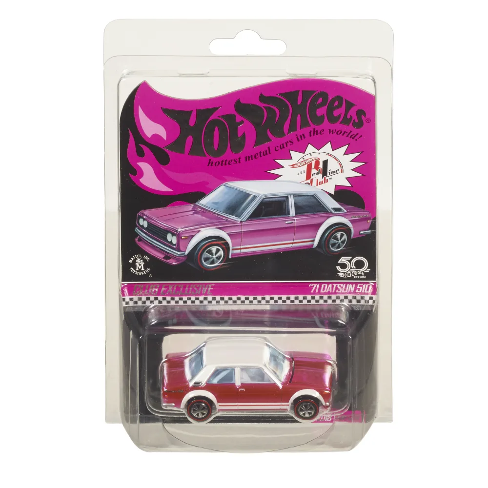 '71 DATSUN 510 — FPN12 — Spectraflame Pink & White Roof — imagem 2