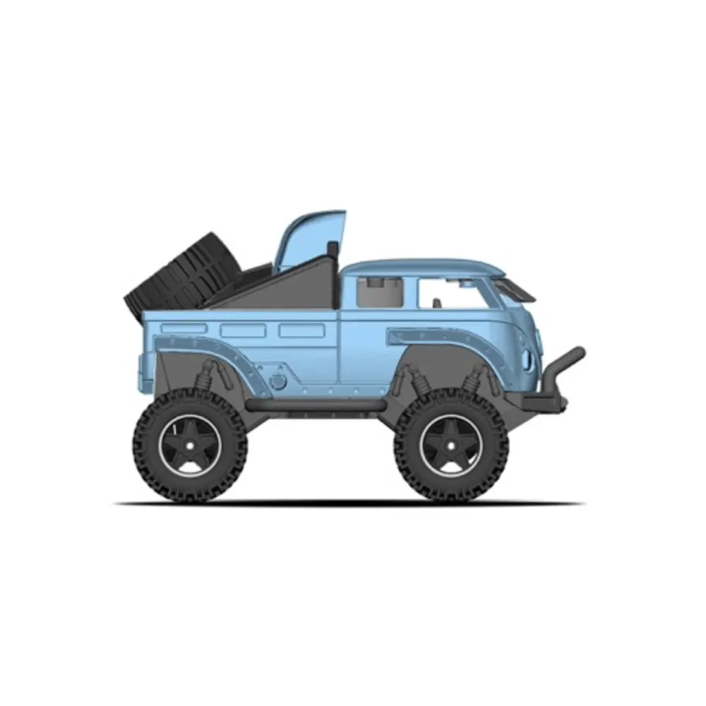 Volkswagen T1 Rockster — FPN65 — Light Blue (Resin)