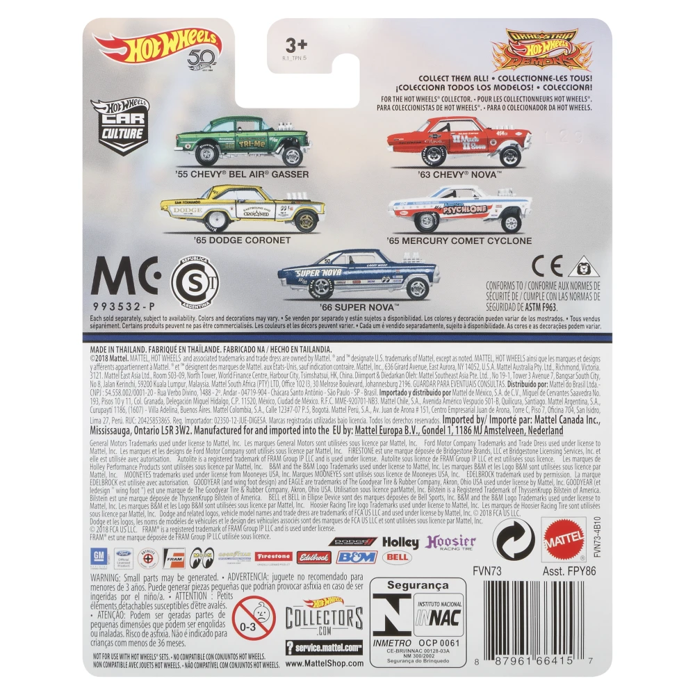 '63 Chevy Nova — FVN73 — Red — imagem 5