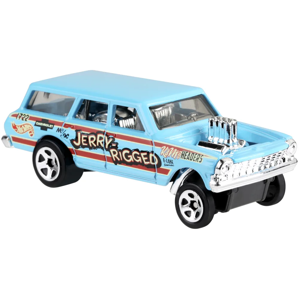 '64 Nova Wagon Gasser — FYB75 — Sky Blue — imagem 4