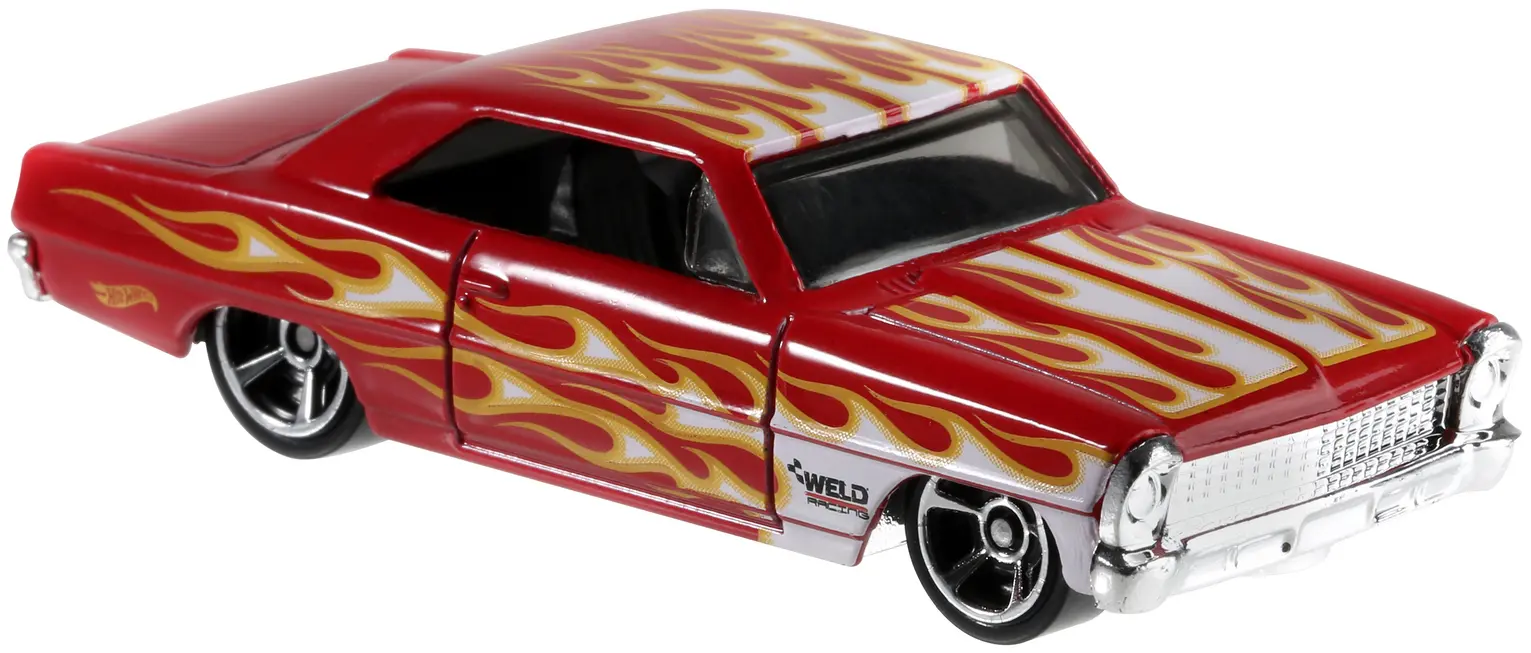 '66 Chevy Nova — FYC42 — Red — imagem 3