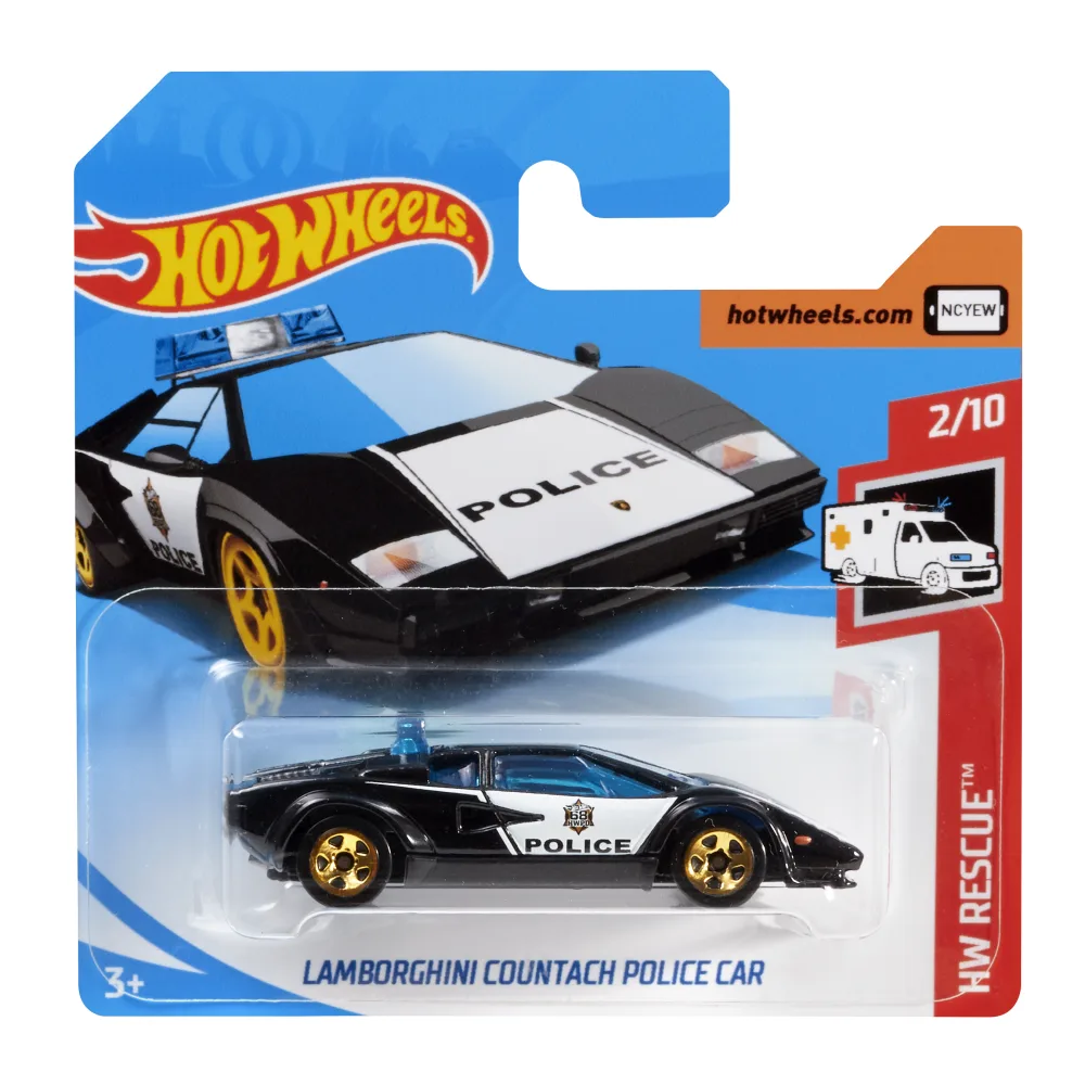 Lamborghini Countach Police Car — FYC79 — Black — imagem 2