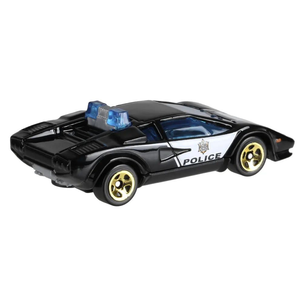 Lamborghini Countach Police Car — FYC79 — Black — imagem 3