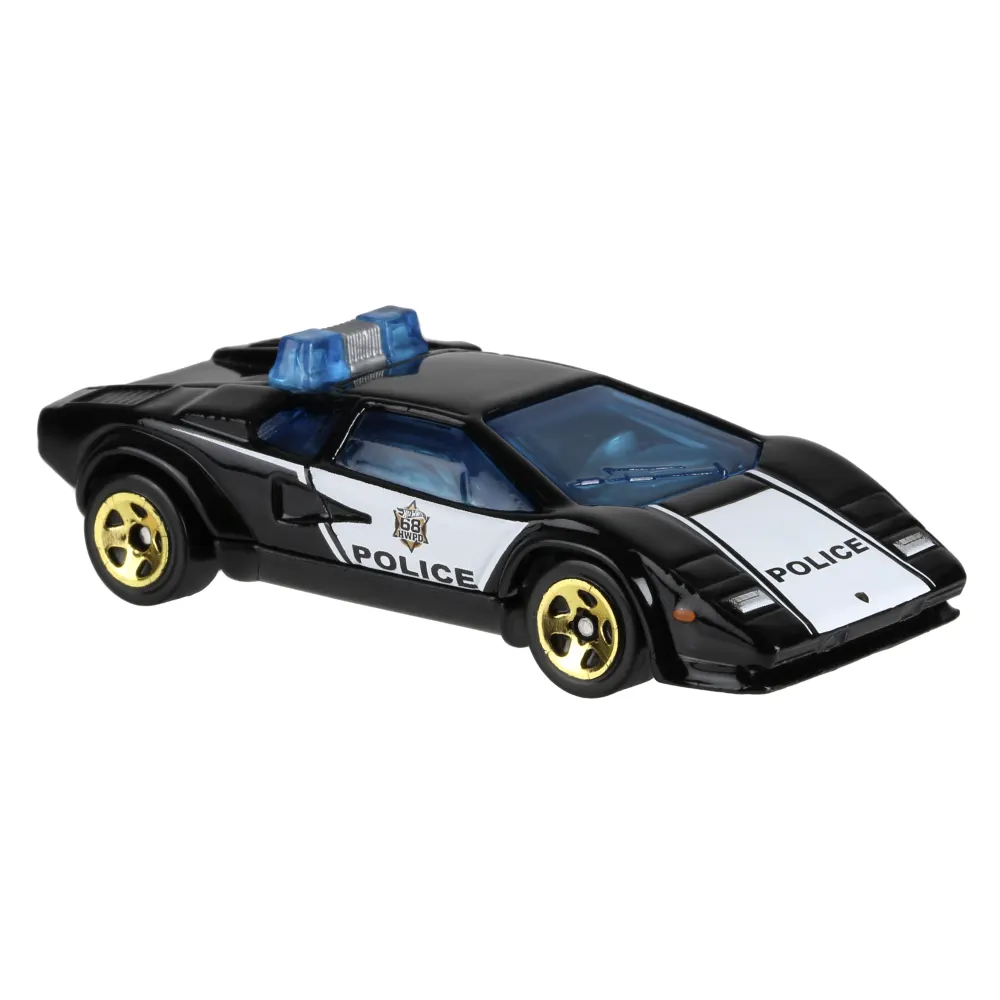 Lamborghini Countach Police Car — FYC79 — Black — imagem 4