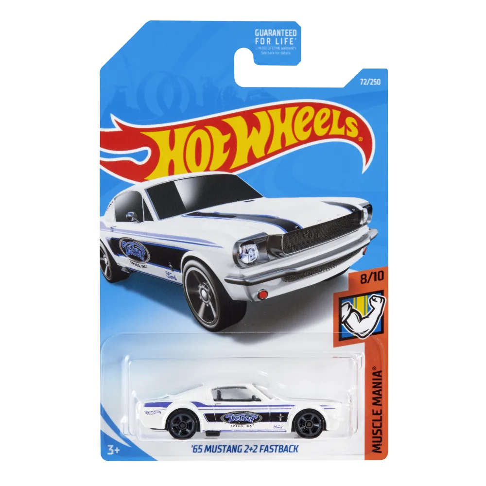 '65 Mustang 2+2 Fastback — FYD08 — Matte White — imagem 2
