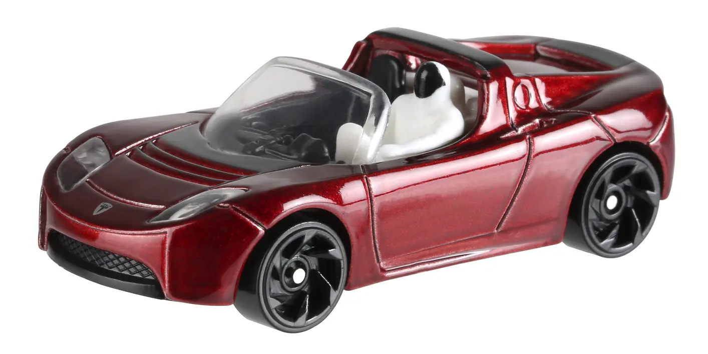 TESLA ROADSTER WITH STARMAN — FYD29 — Metallic Red