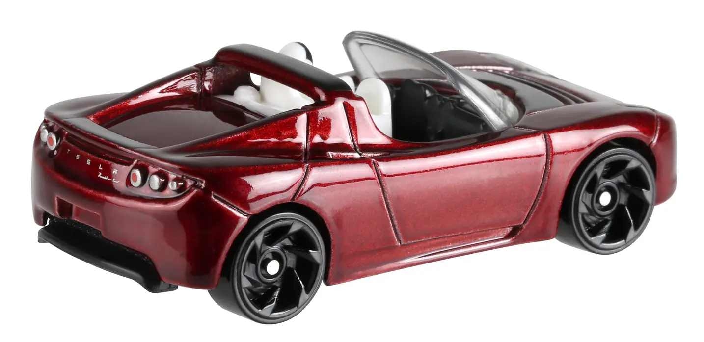 TESLA ROADSTER WITH STARMAN — FYD29 — Metallic Red — imagem 3