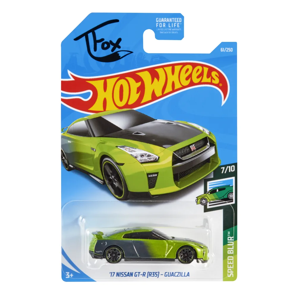 '17 NISSAN GT-R (R35) - GUACZILLA — FYD40 — Green & Dark Gray — imagem 2