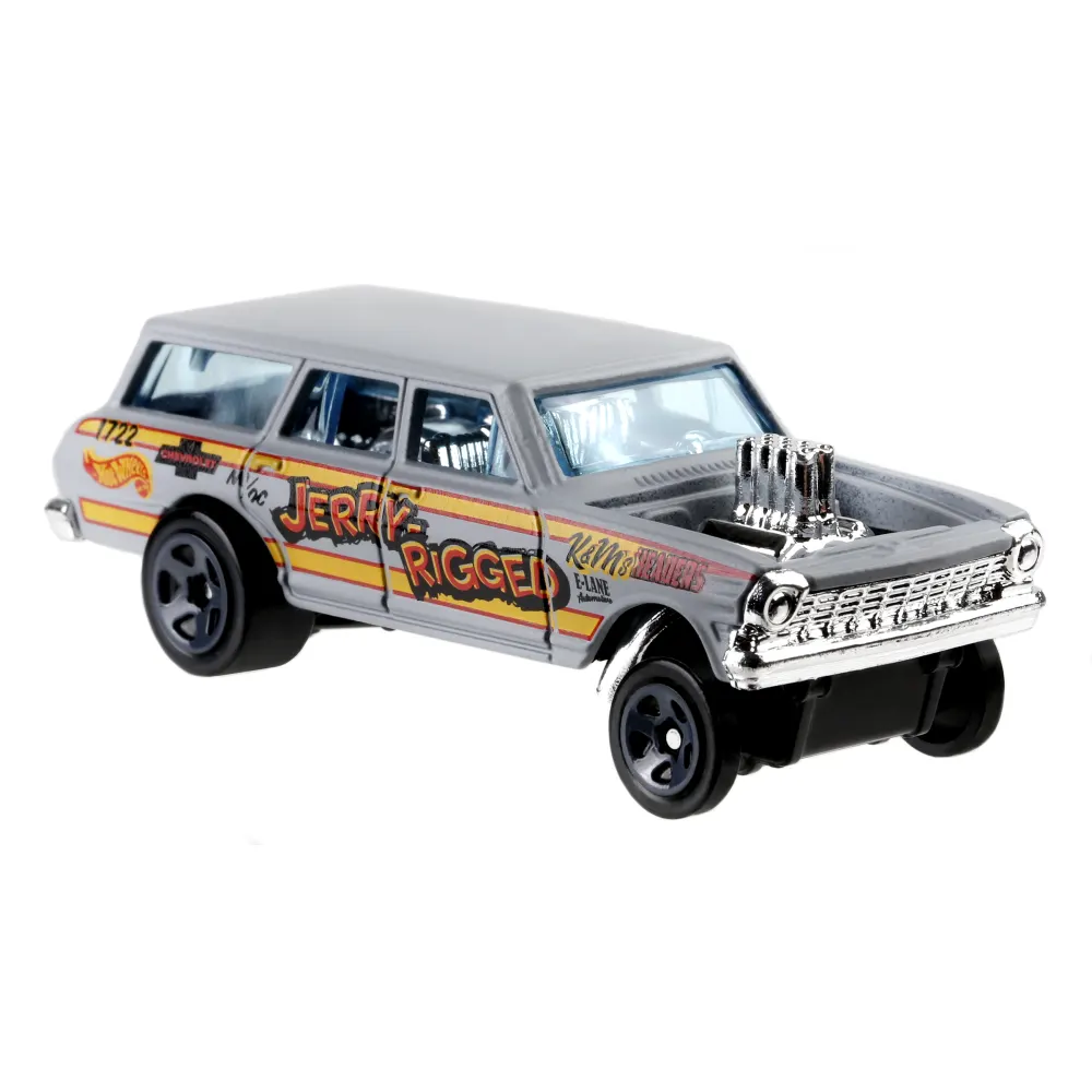 '64 Nova Wagon Gasser — FYD77 — Gray — imagem 4