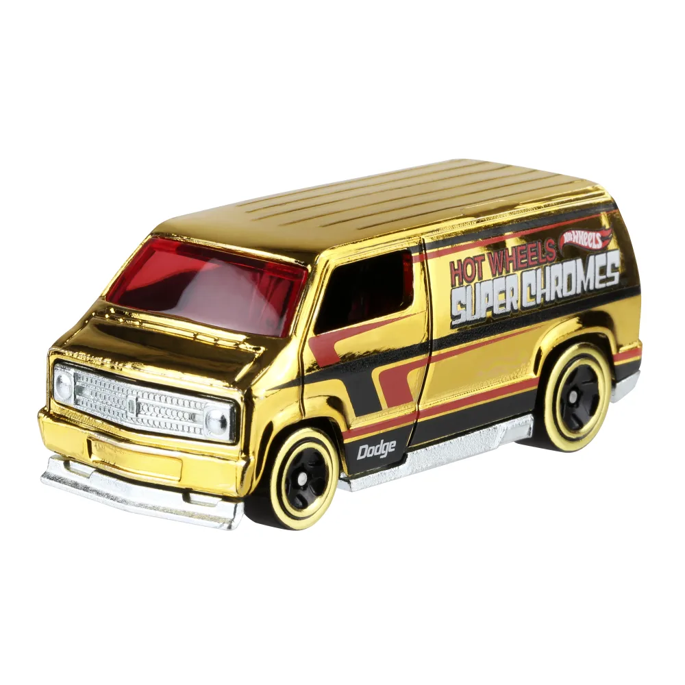 Custom '77 Dodge Van — FYG83 — Gold Chrome