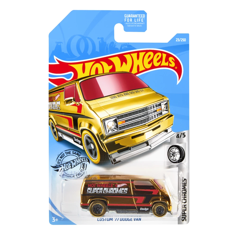 Custom '77 Dodge Van — FYG83 — Gold Chrome — imagem 2