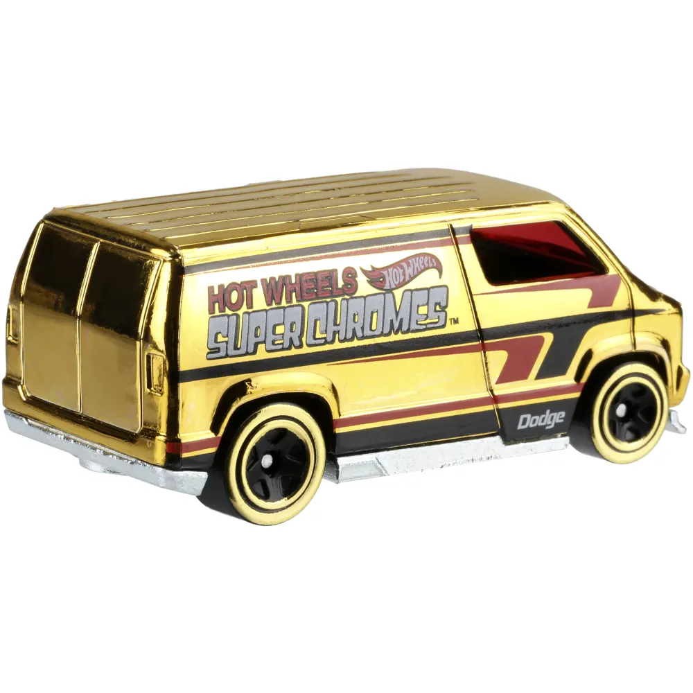Custom '77 Dodge Van — FYG83 — Gold Chrome — imagem 3