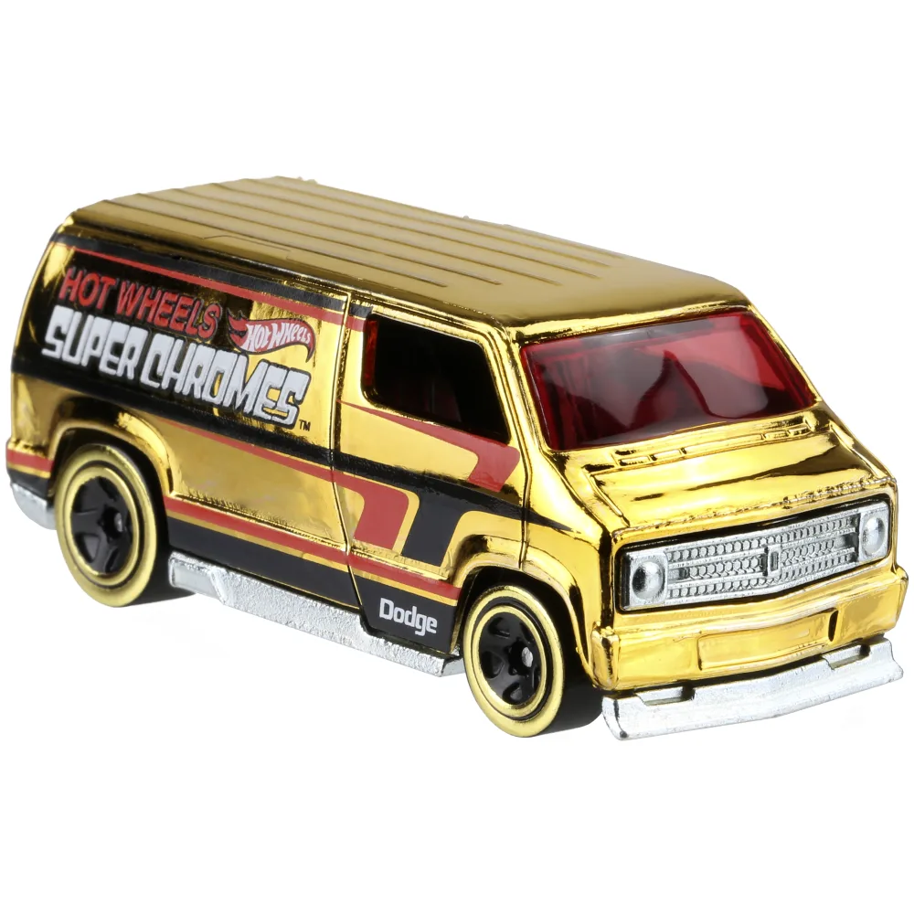 Custom '77 Dodge Van — FYG83 — Gold Chrome — imagem 4