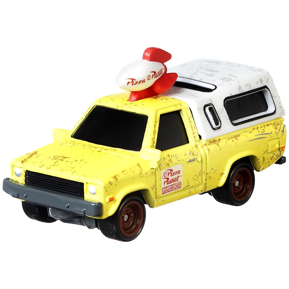 Pizza Planet Truck — FYP65 — Flat Yellow w/ White camper shell