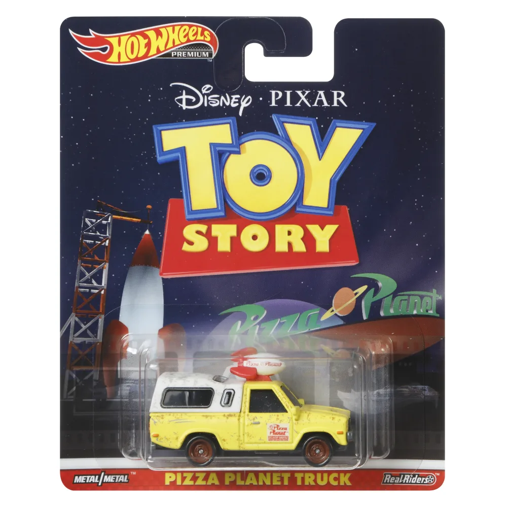 Pizza Planet Truck — FYP65 — Flat Yellow w/ White camper shell — imagem 2