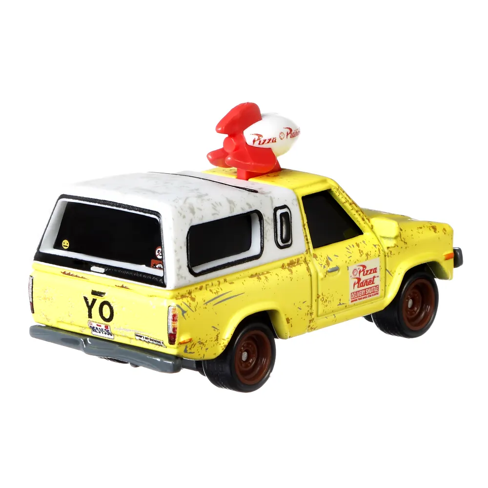 Pizza Planet Truck — FYP65 — Flat Yellow w/ White camper shell — imagem 3