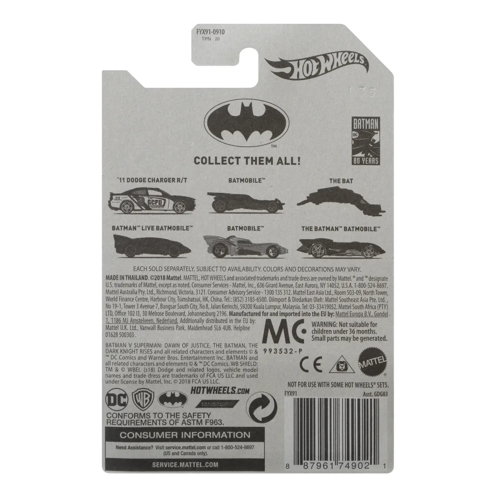 Batman Live Batmobile — FYX91 — Metallic Dark Blue — imagem 6