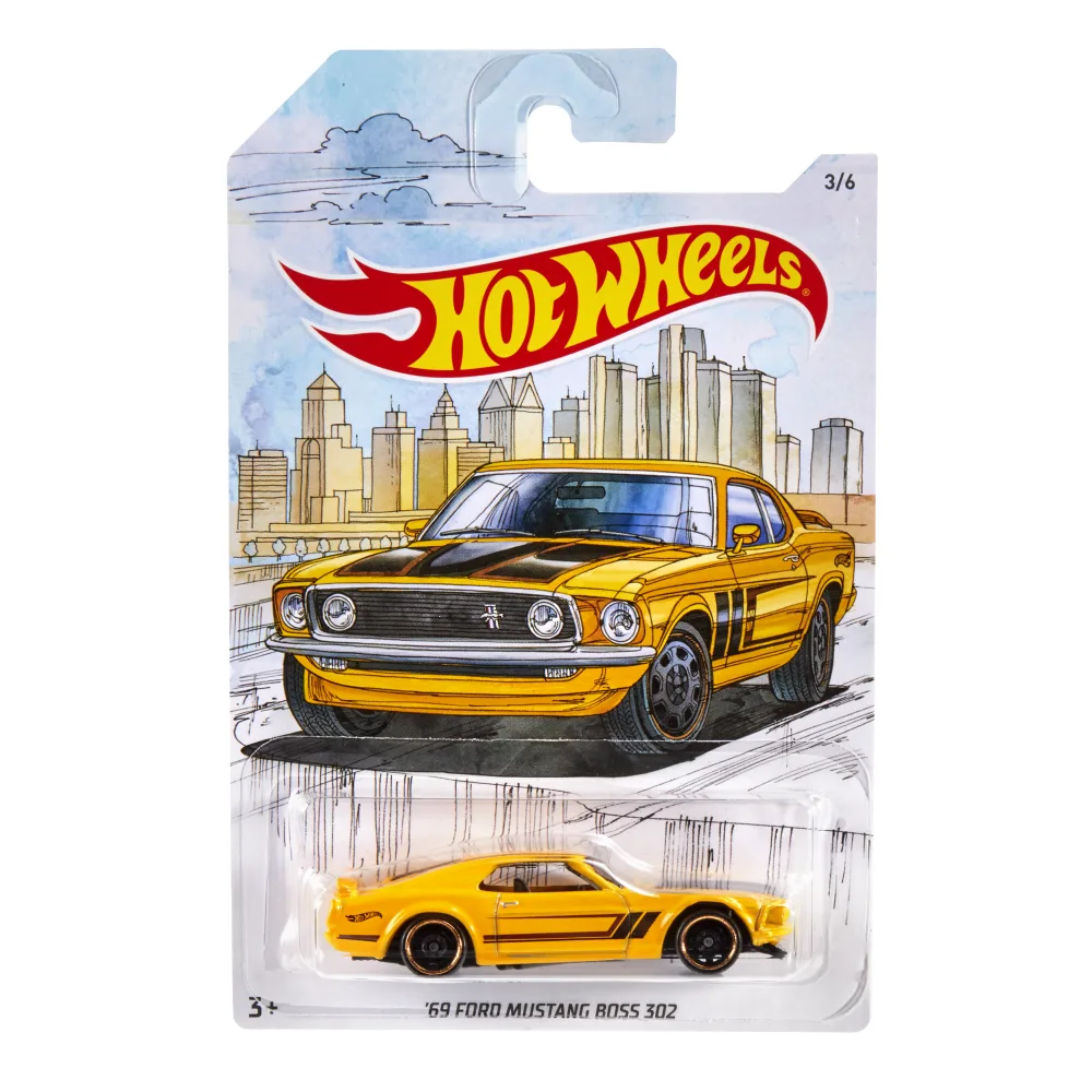 '69 Ford Mustang Boss 302 — FYY10 — Yellow — imagem 2