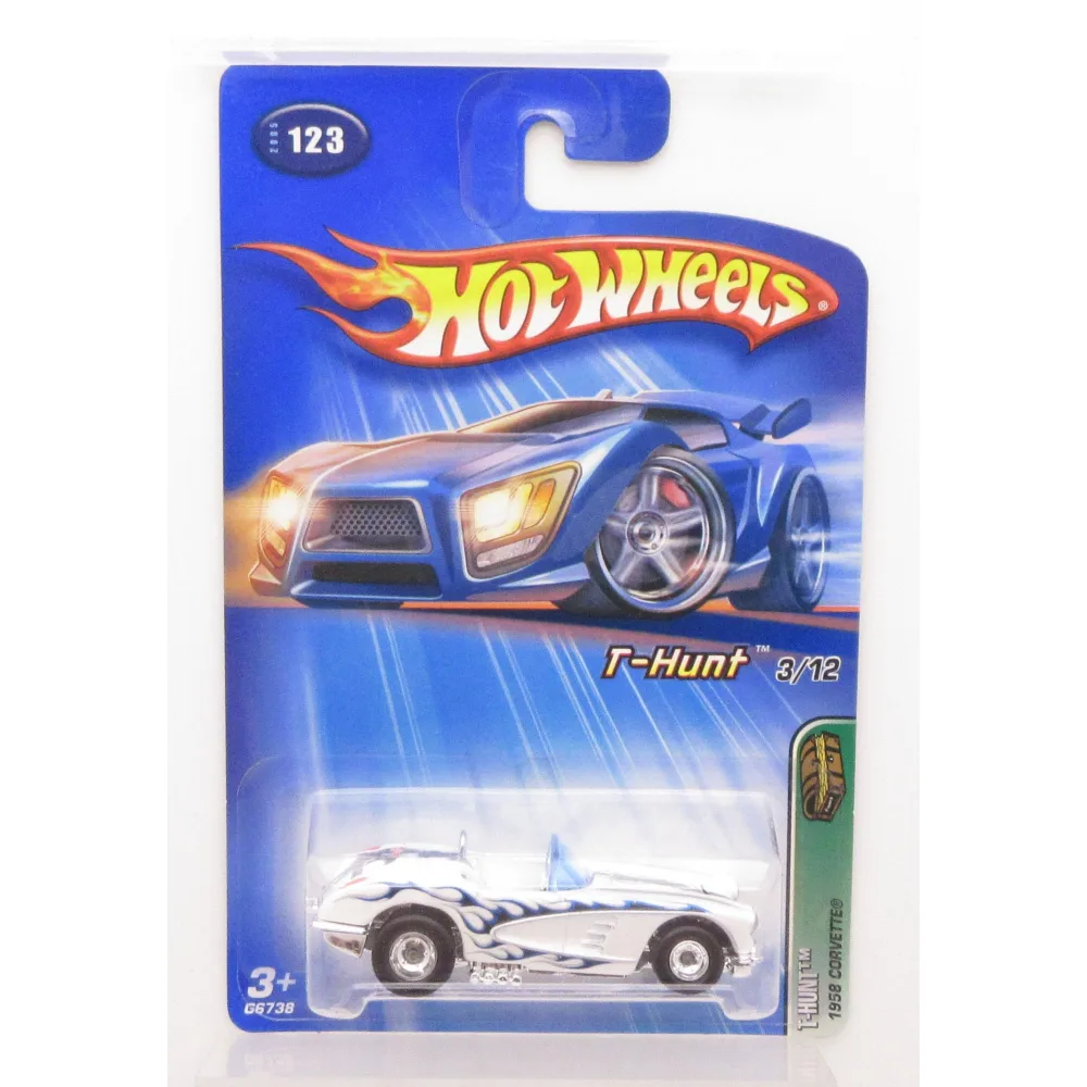1958 CORVETTE — G6738 — Metalflake White