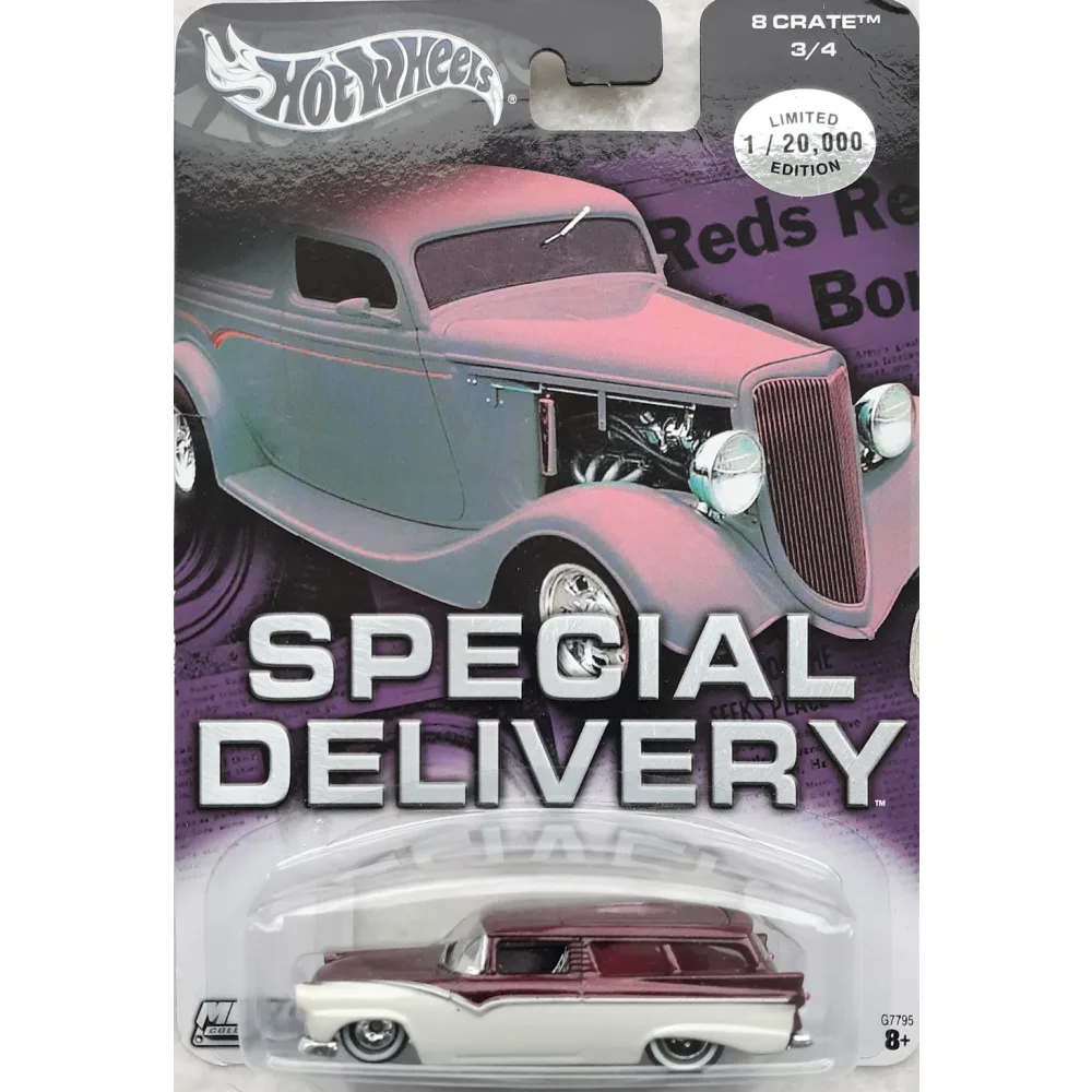 8 Crate — G7795 — Metalflake Maroon & White