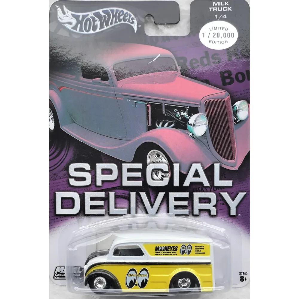 Dairy Delivery — G7800 — Metalflake White & Yellow