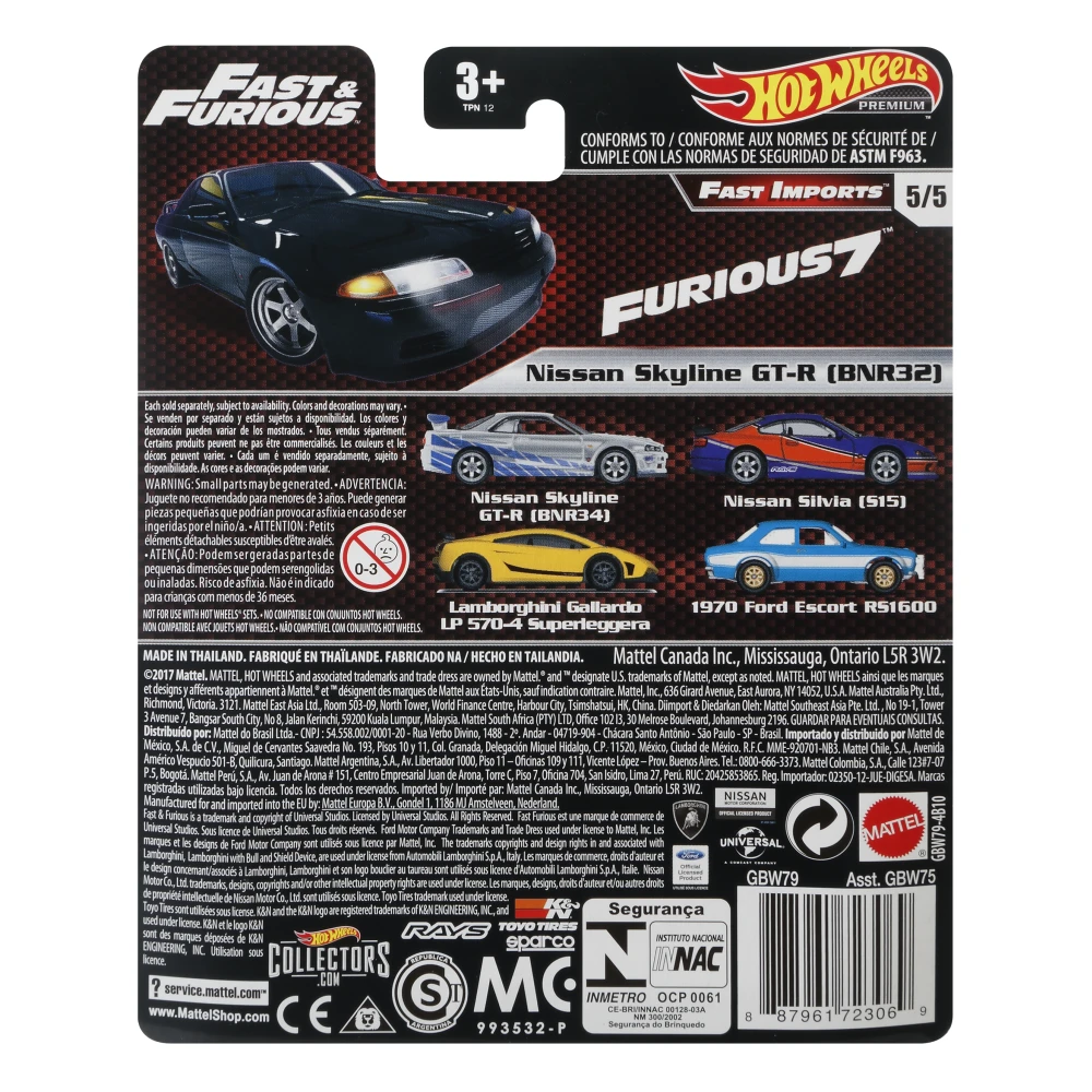 Nissan Skyline GT-R (BNR32) — GBW79 — Black — imagem 8